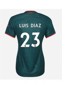 Fotbalové Dres Liverpool Luis Diaz #23 Dámské Třetí Oblečení 2022-23 Krátký Rukáv